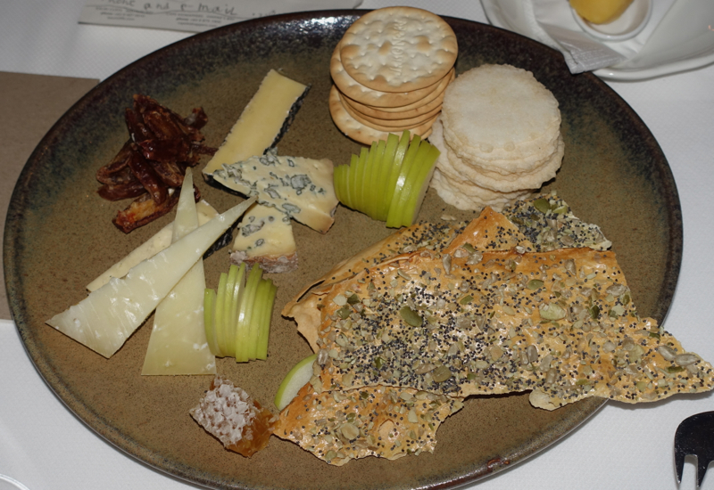 Cheese Plate, The Farm at Cape Kidnappers Restaurant Review