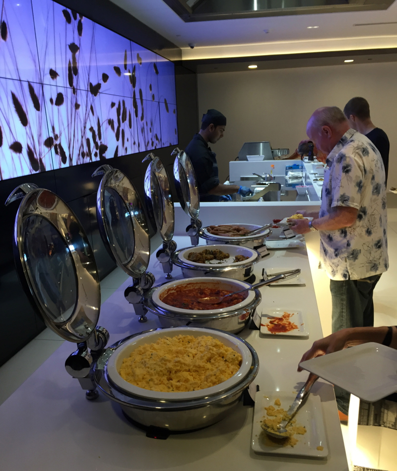 Air New Zealand Auckland Lounge Review-Breakfast Buffet