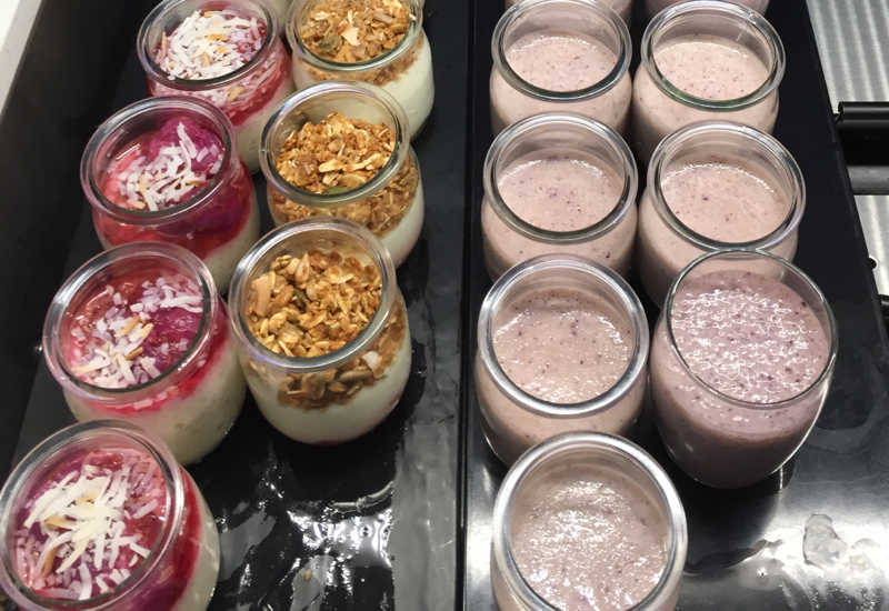 Yogurts, Air New Zealand Auckland Lounge Review