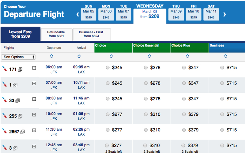 American A321 Business Class: Take $400 Off