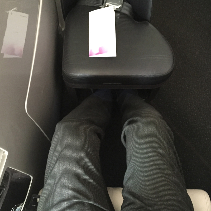 Air New Zealand Business Premier Review-Lack of Leg Room