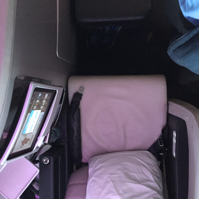 Air New Zealand Business Premier Seat Review: Poor Recline