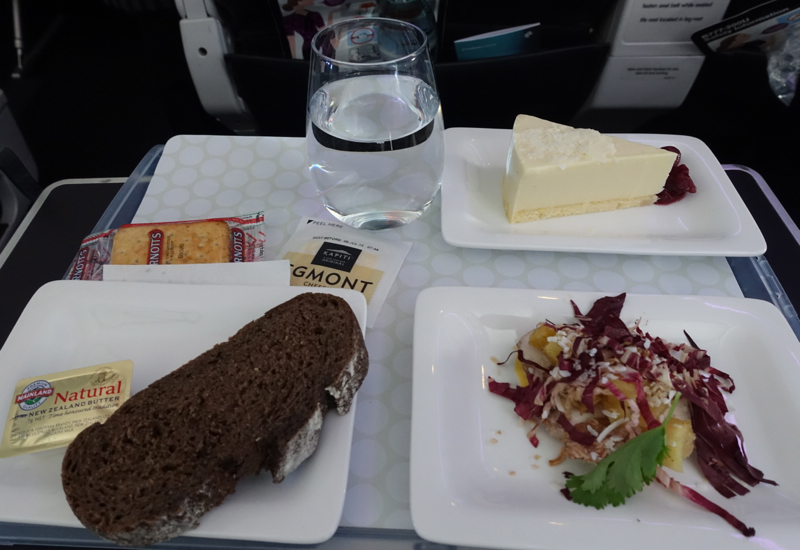Air New Zealand Premium Economy Meal Review