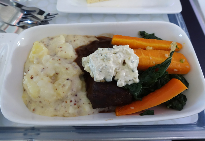 Beef Cheek Main, Air New Zealand Premium Economy Review
