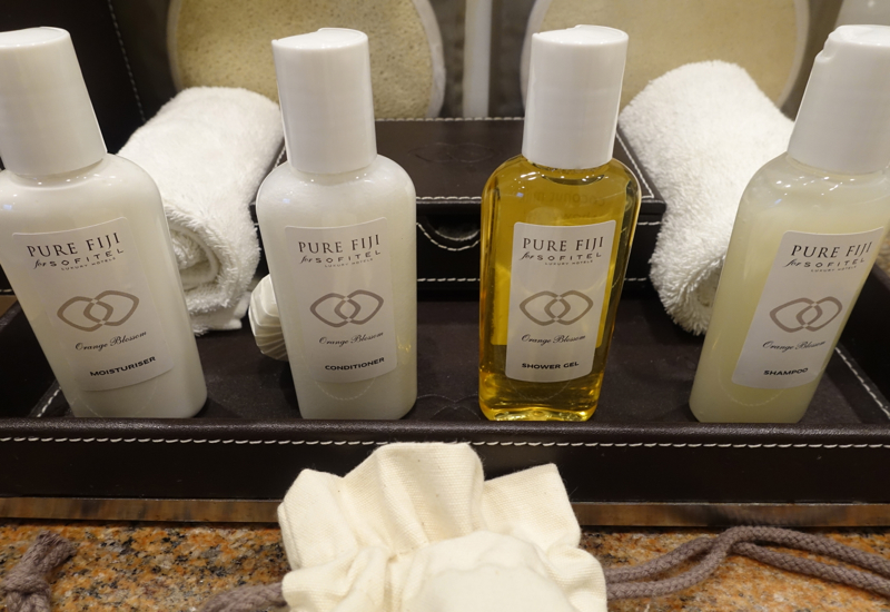 Sofitel Fiji Review-Pure Fiji Bath Products