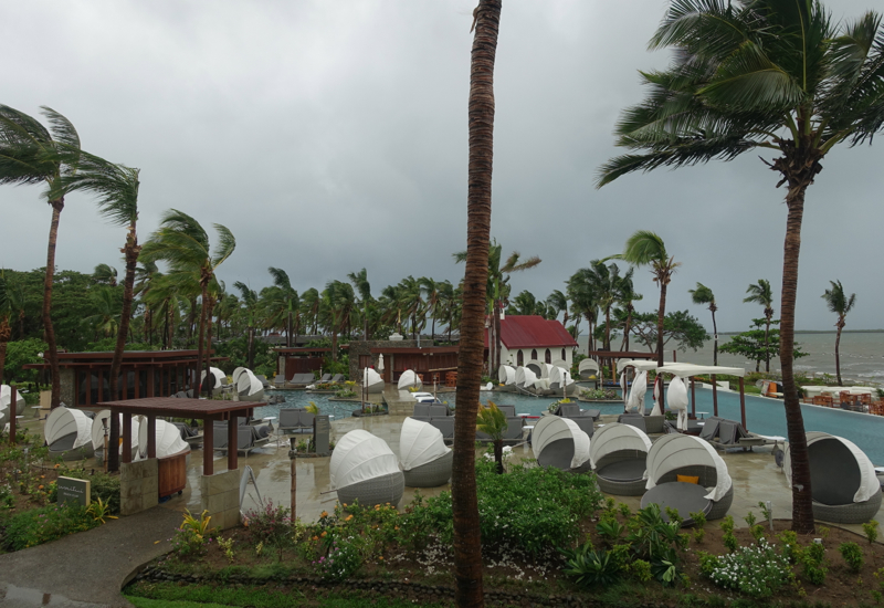 Sofitel Fiji Waitui Beach Club Closed During Storm