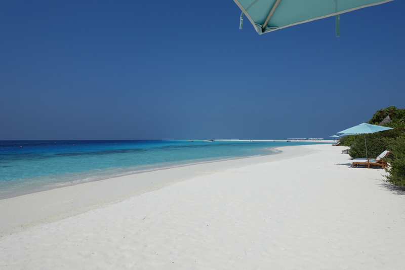 Beach at Four Seasons Maldives at Landaa Giraavaru