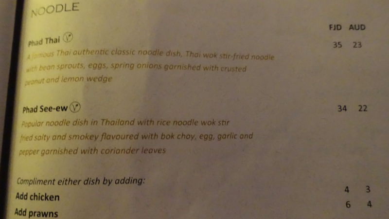 Chantara Thai Fiji Menu-Noodles