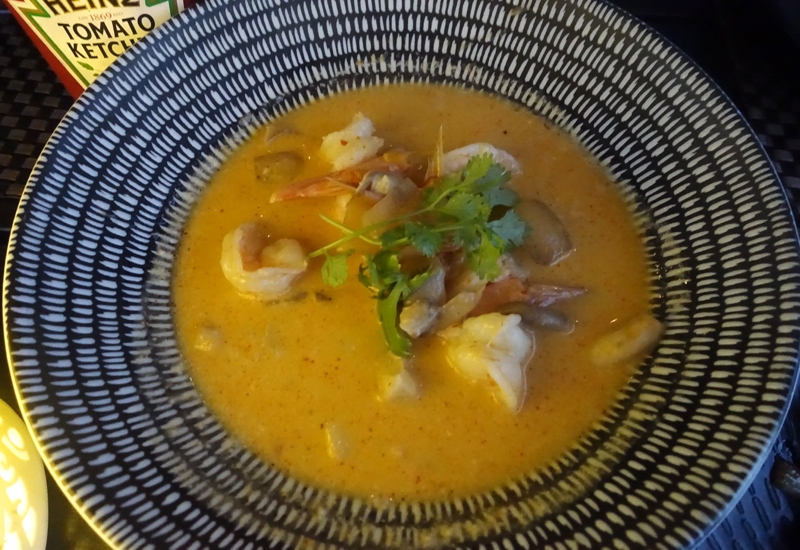 Tom Kha Goong Soup, Chantara Thai Restaurant, Fiji