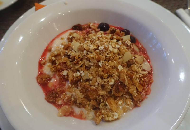 Yogurt with Granola, Sofitel Fiji Breakfast Buffet Review