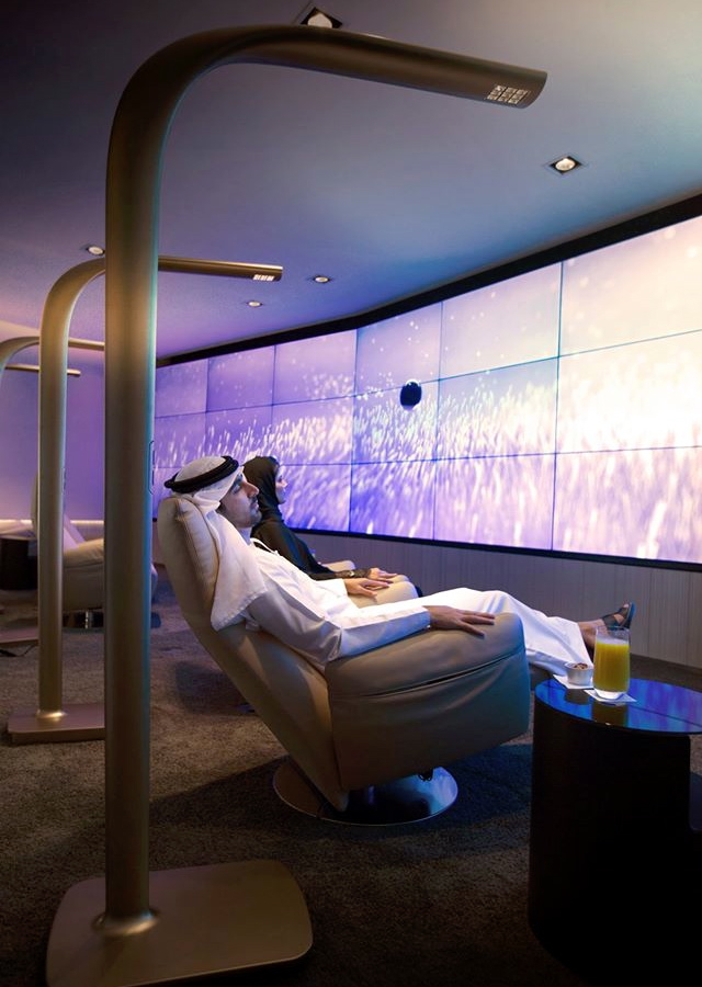 Etihad New First Class Lounge Abu Dhabi: Relax and Recline Room