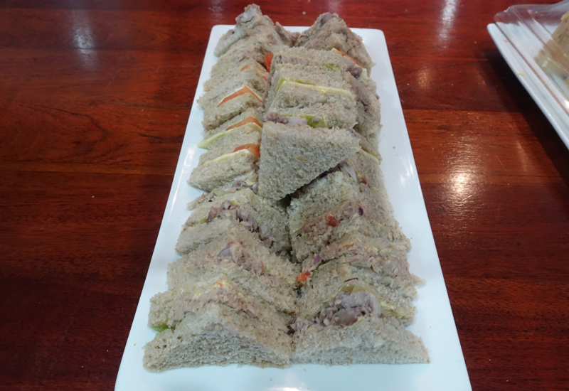 Sandwiches, Fiji Airways Nadi Airport Lounge Review