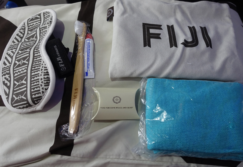 Fiji Airways Business Class Amenity Kit Review