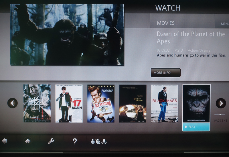 Fiji Airways In Flight Entertainment Review - Film Selection