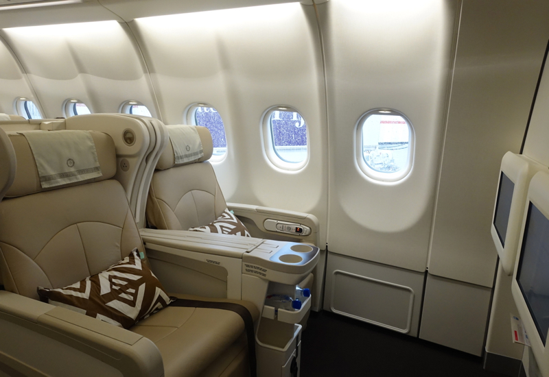 Fiji Airways Business Class Review: Seats 1A and 1B