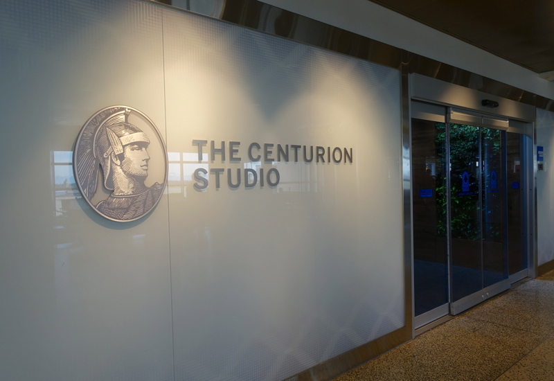 Review: AMEX Centurion Studio Seattle Airport Entrance