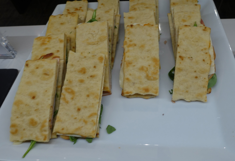 Smoked Turkey Flatbread Sandwiches, AMEX Centurion Studio Seattle Review