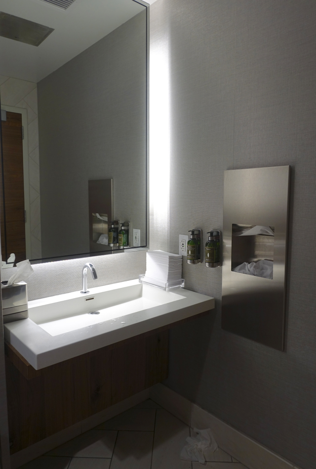 AMEX Centurion Studio Seattle Review - Bathroom Sink