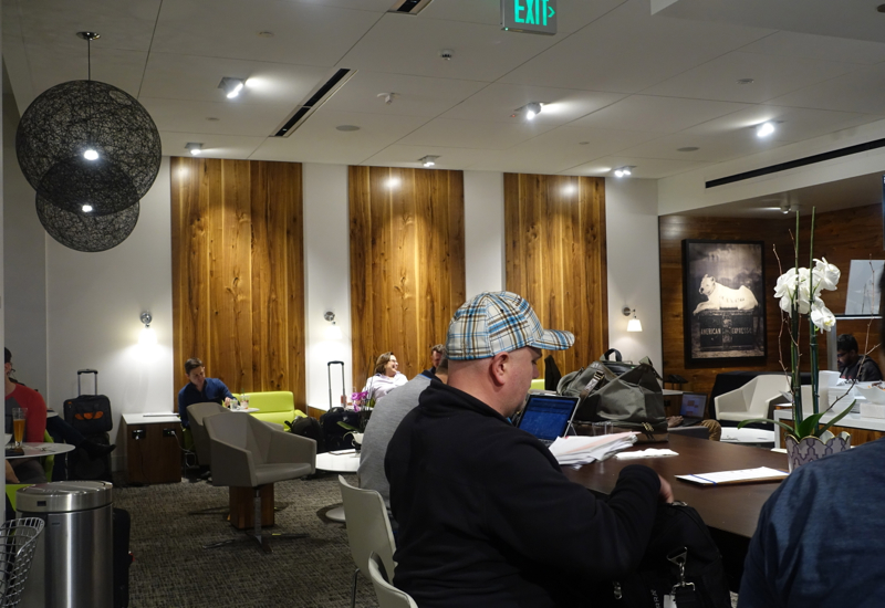 Crowded: AMEX Centurion Studio, Seattle Airport Lounge Review