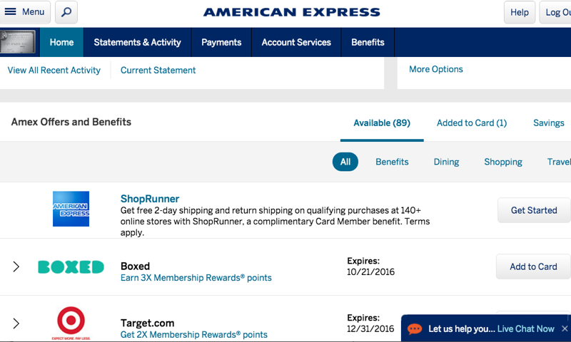 Expedite AMEX Membership Rewards Points via Live Chat