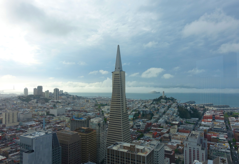 Transamerica Pyramid View, Loews Regency San Francisco Hotel Review