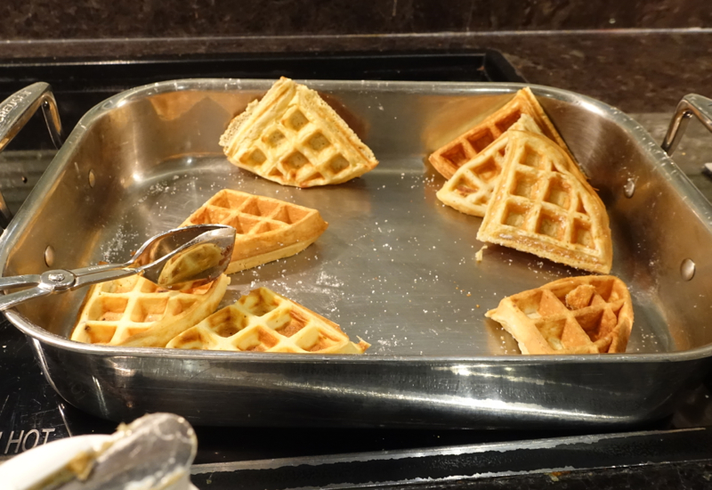 Waffles, AMEX Centurion Lounge San Francisco Review