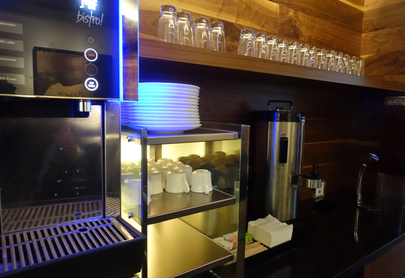 Espresso Machine and Brewed Coffee, AMEX Centurion Lounge San Francisco Review