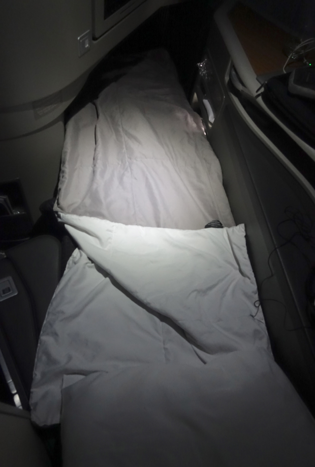 Flat Bed Not Completely Flat, American A321 First Class Review