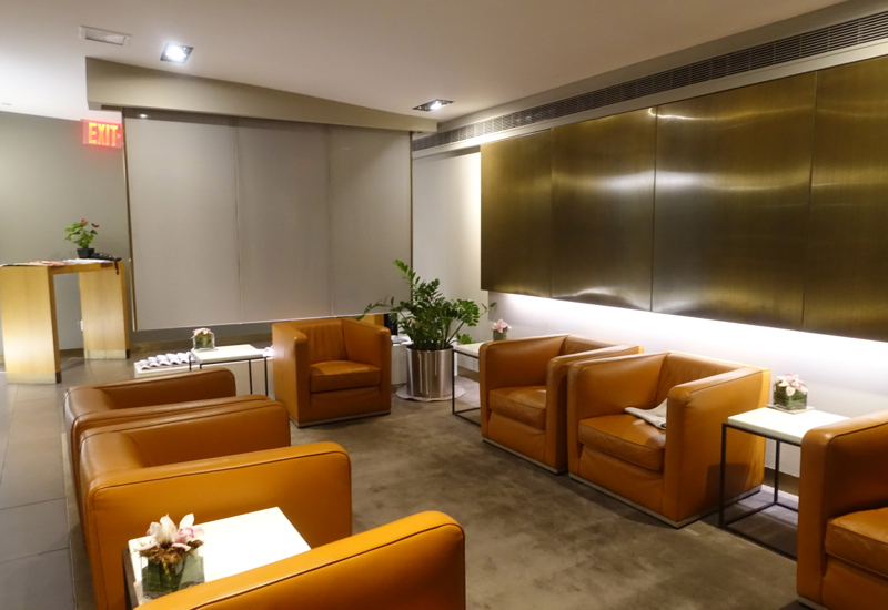 Lufthansa First Class Lounge Seating Review, JFK