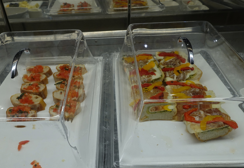 Crostini and Open Faced Sandwiches, Lufthansa Senator Lounge JFK Review