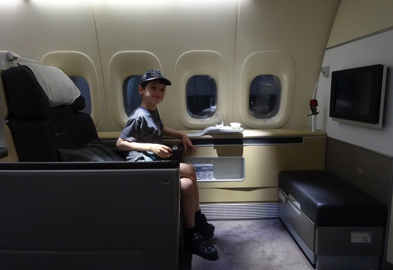 Enjoying Seat 1A, Lufthansa First Class Review 747-8