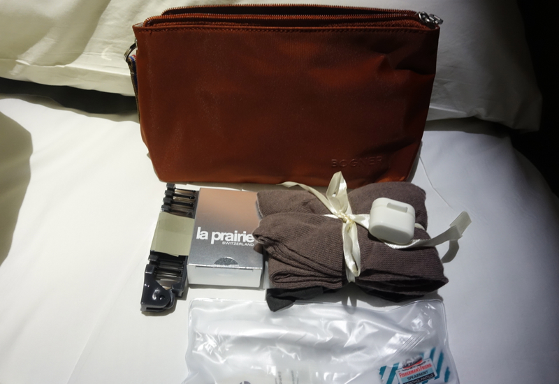 Lufthansa First Class Amenity Kit Review