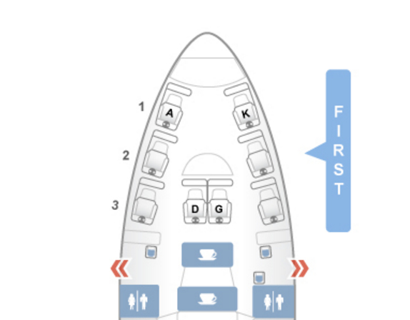 Lufthansa First Class 747-8 Seat Map SeatGuru Best Seats