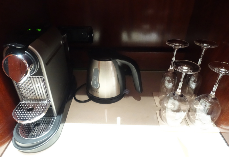 Nespresso Machine and Tea Kettle, Park Hyatt Paris-Vendome Review