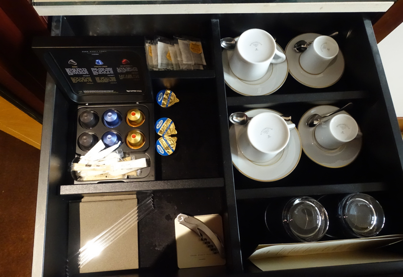 Nespresso Capsules and Mariage Freres Tea, Park Hyatt Paris Review 