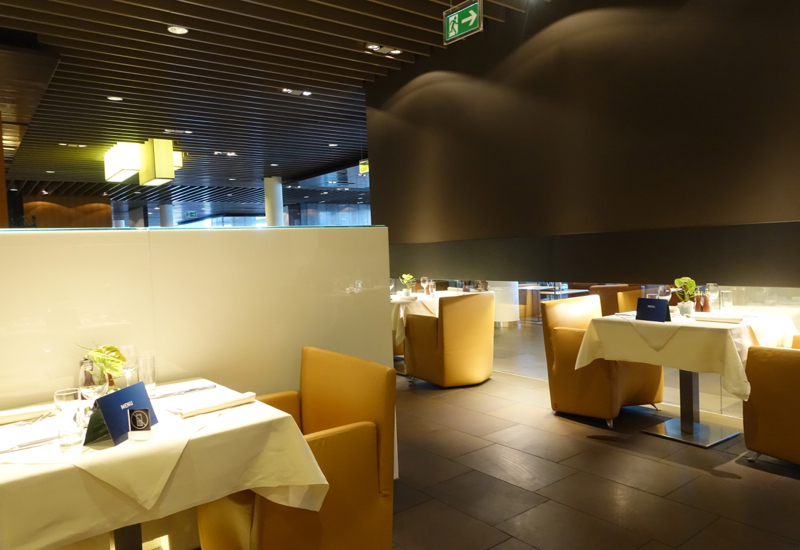 Dining Area Seating, Lufthansa First Class Terminal Review