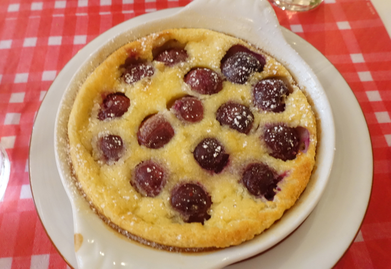 Cherry Clafoutis, La Cuisine de Philippe Paris Review