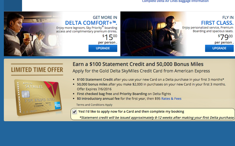 My First 50K Gold Delta SkyMiles AMEX