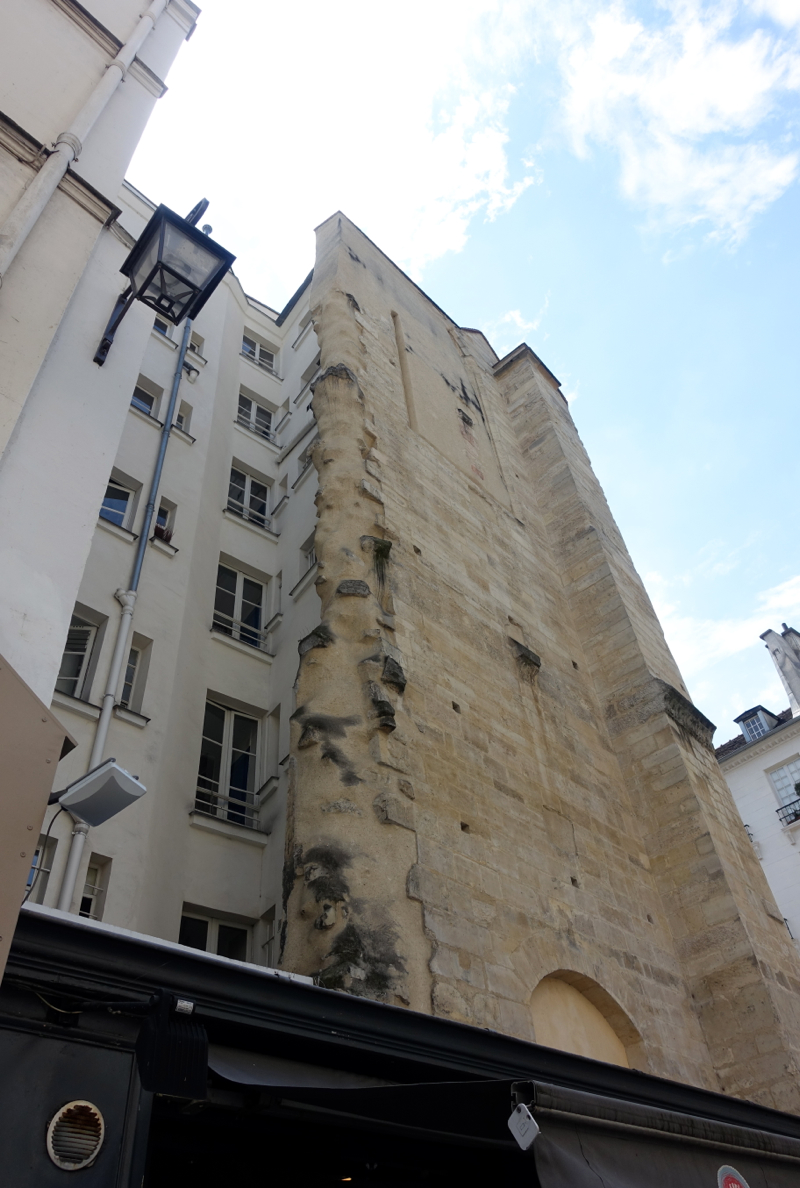 Remains of Ancient Marais Church, Integrated into Modern Building