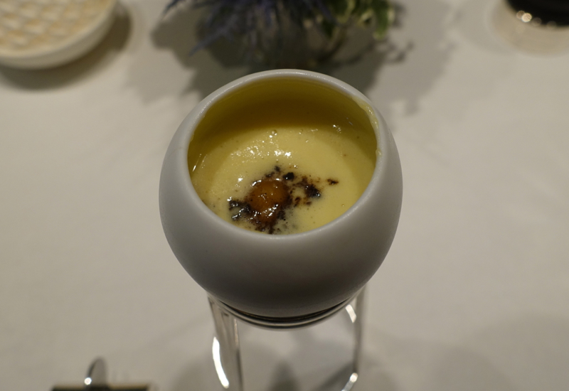 Egg Marquise with Black Truffle, Mathieu Pacaud Histoires Review