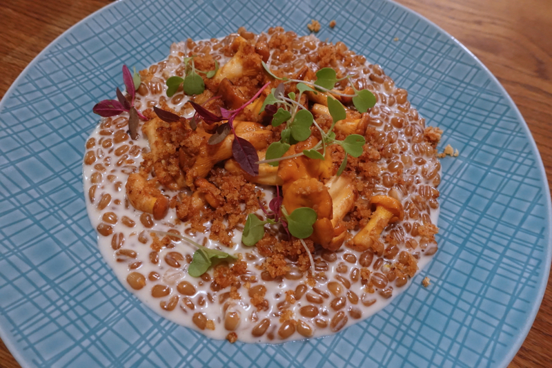 Buckwheat Groats with Chanterelle Mushrooms, St. Petersburg, Russia