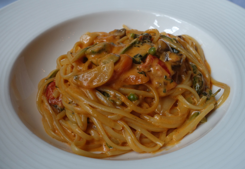 Linguine Pasta Primavera, Cheneston's Restaurant Review London