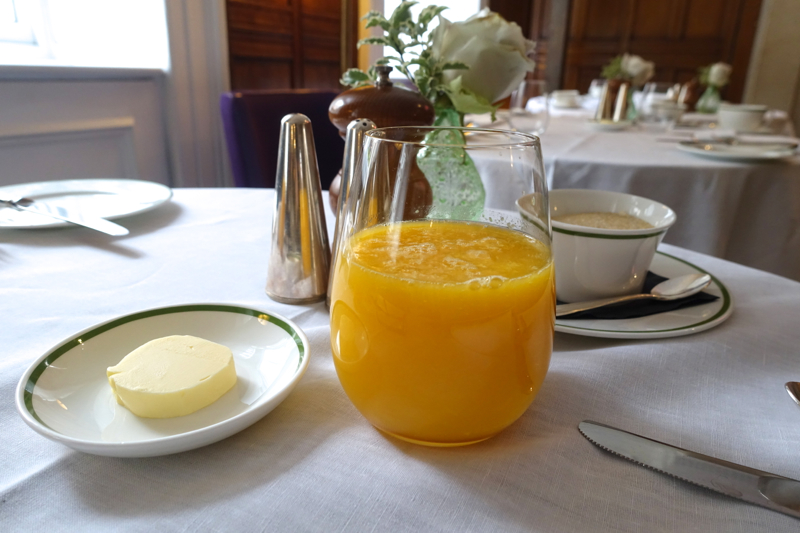 Fresh Squeezed Orange Juice, HIX Mayfair, Brown's Hotel