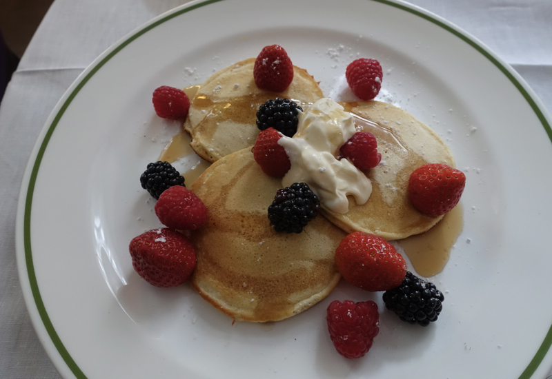 Pancakes with Berries, HIX Mayfair, Brown's Hotel Review