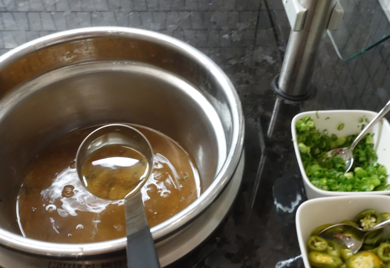 Mushroom Soup, AMEX Centurion Lounge Houston Review