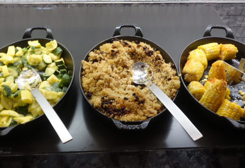 Squash, Quinoa and Corn, AMEX Centurion Lounge Houston Review