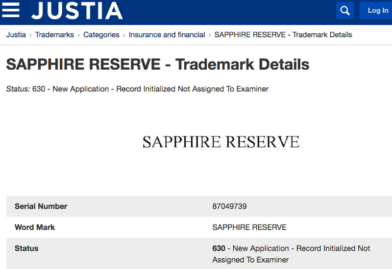 New 100K Chase Sapphire Reserve Card to Launch August 21, 2016