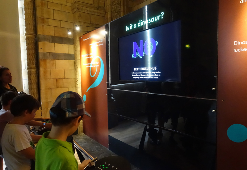 Is It a Dinosaur Interactive Game, London's Natural History Museum Review