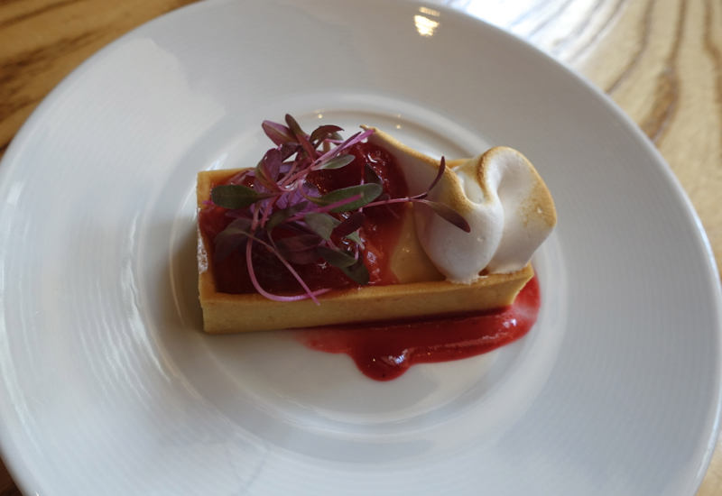 Rhubarb Jasmine Tartlette, Nobu New York Restaurant Week Review