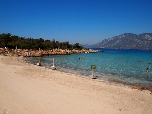 Beach, Cleopatra Island near Marmaris, Turkey